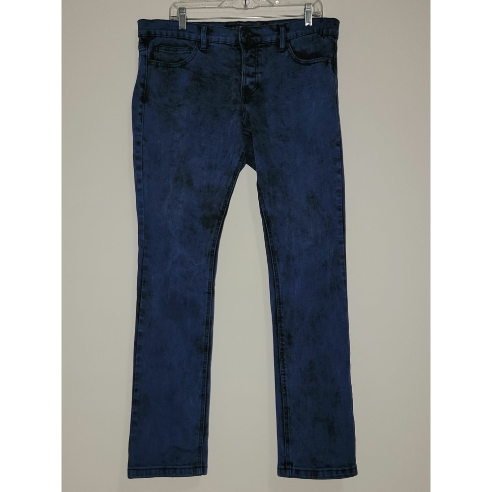 XXX Rude‎ Skinny Jeans Women Dark Wash Acid Wash Denim Pants Size 32
